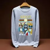 gucci homme sweat  multicolor long sleeved col rond sweater g20204598